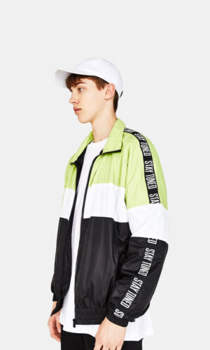 jacket with side stripes 1
