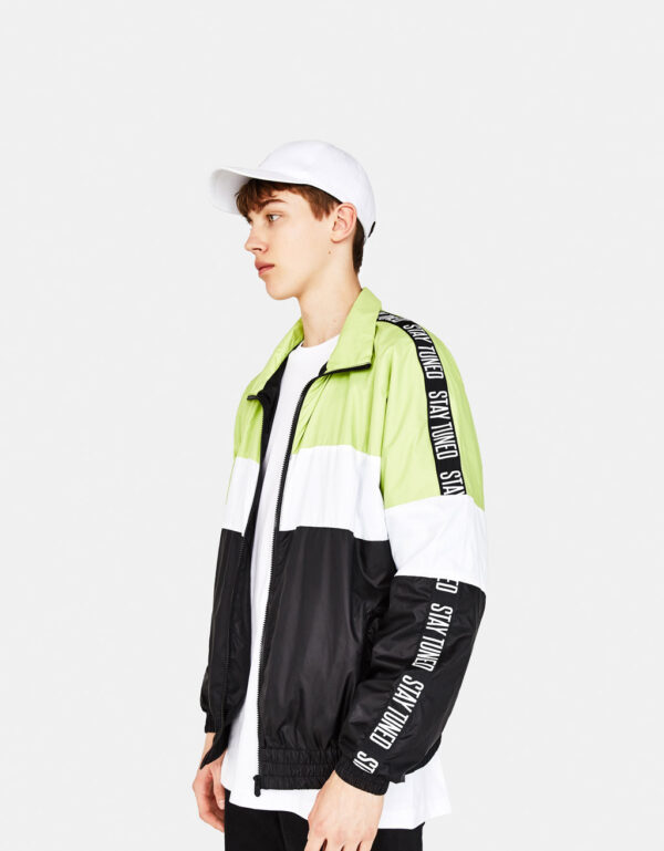 jacket with side stripes 1