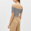 off shoulder striped top 2